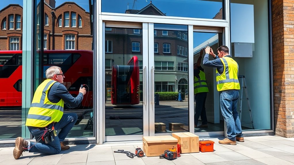 Automatic Door Installation New Malden