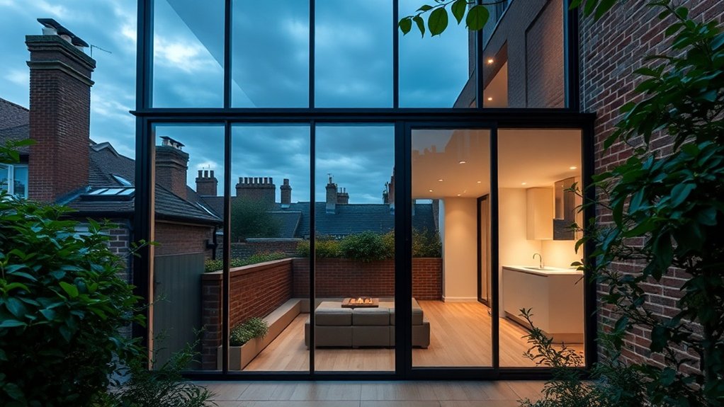Glass Extension Walls New Malden