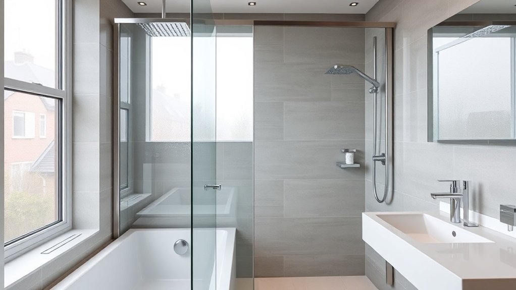 Semi-Frameless Shower Screens New Malden